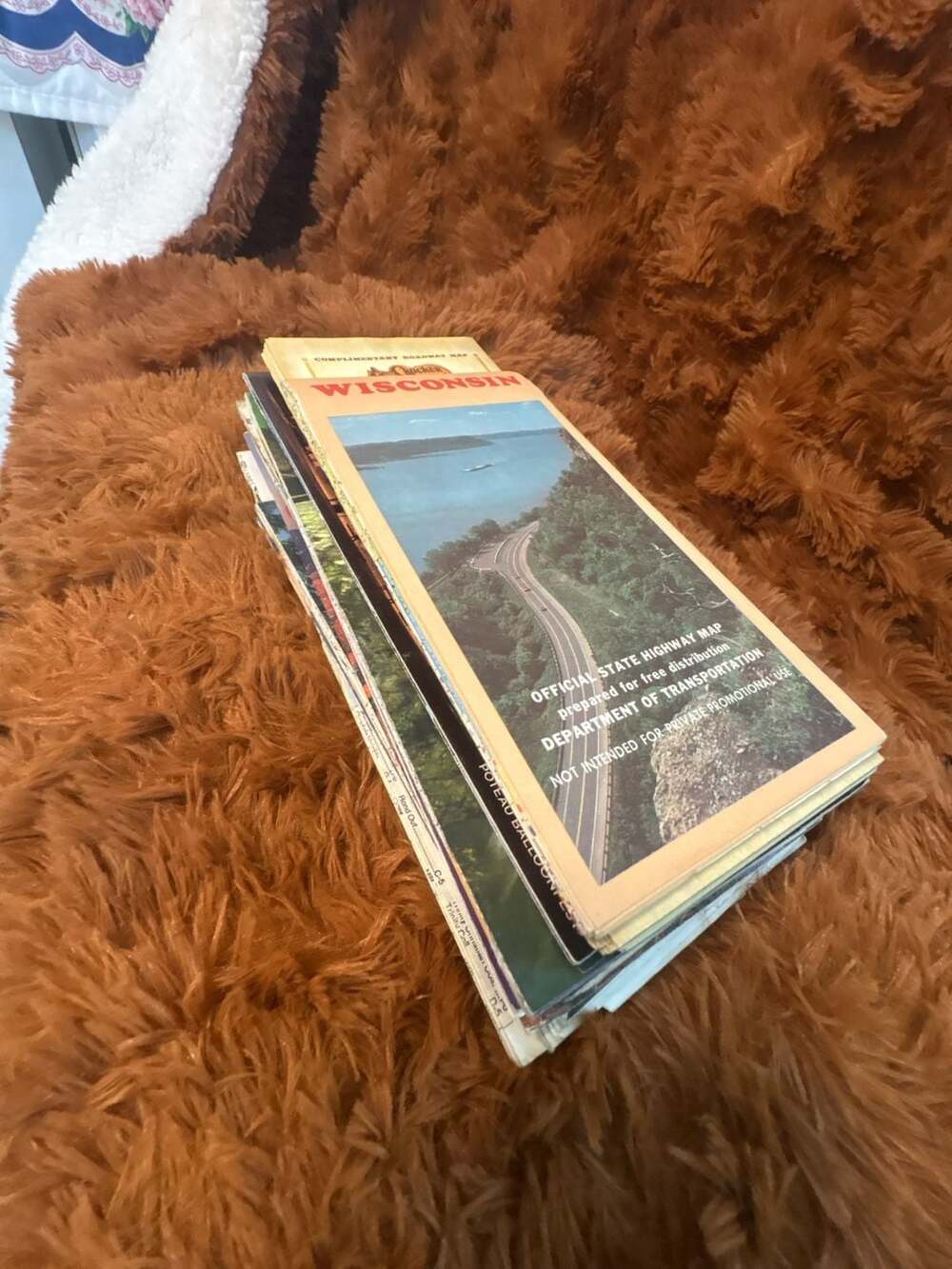 M5 Complimentary Roadway Maps Assorted States Lot of 12 Folded Highway Maps